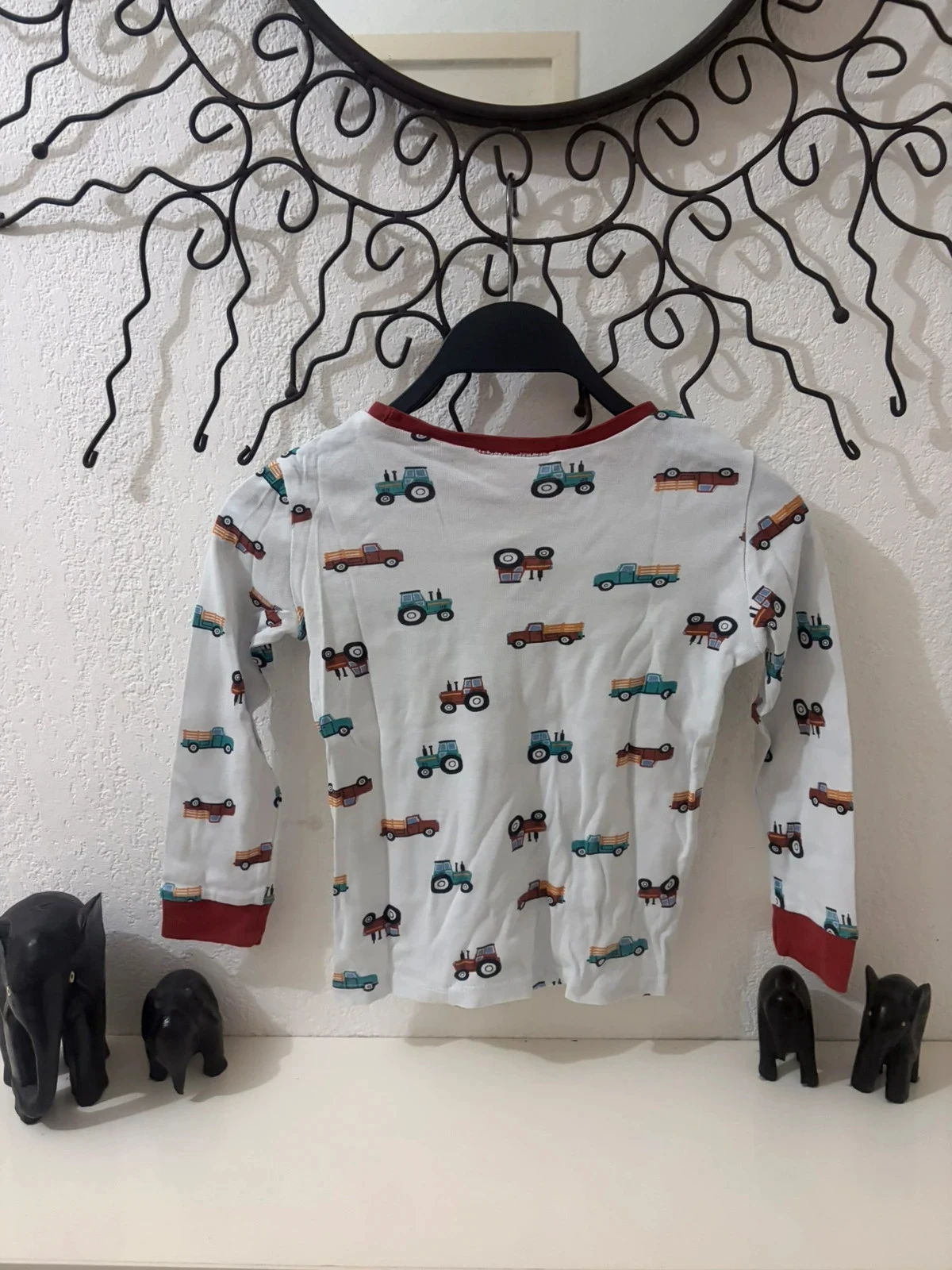 🔵 Lot 2 Hauts de Pyjama - Espace & Tracteurs - 5 ans – photo 8